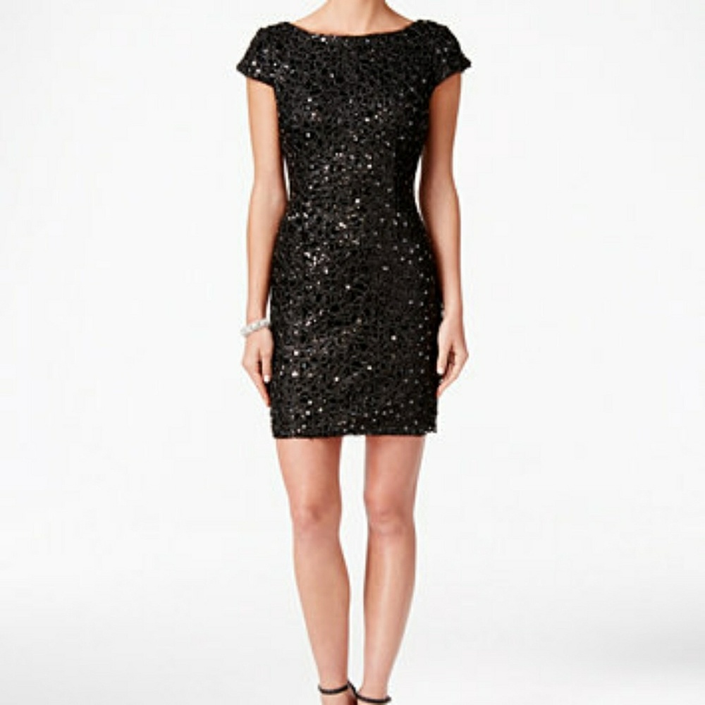 Adrianna Papell Sequined LBD