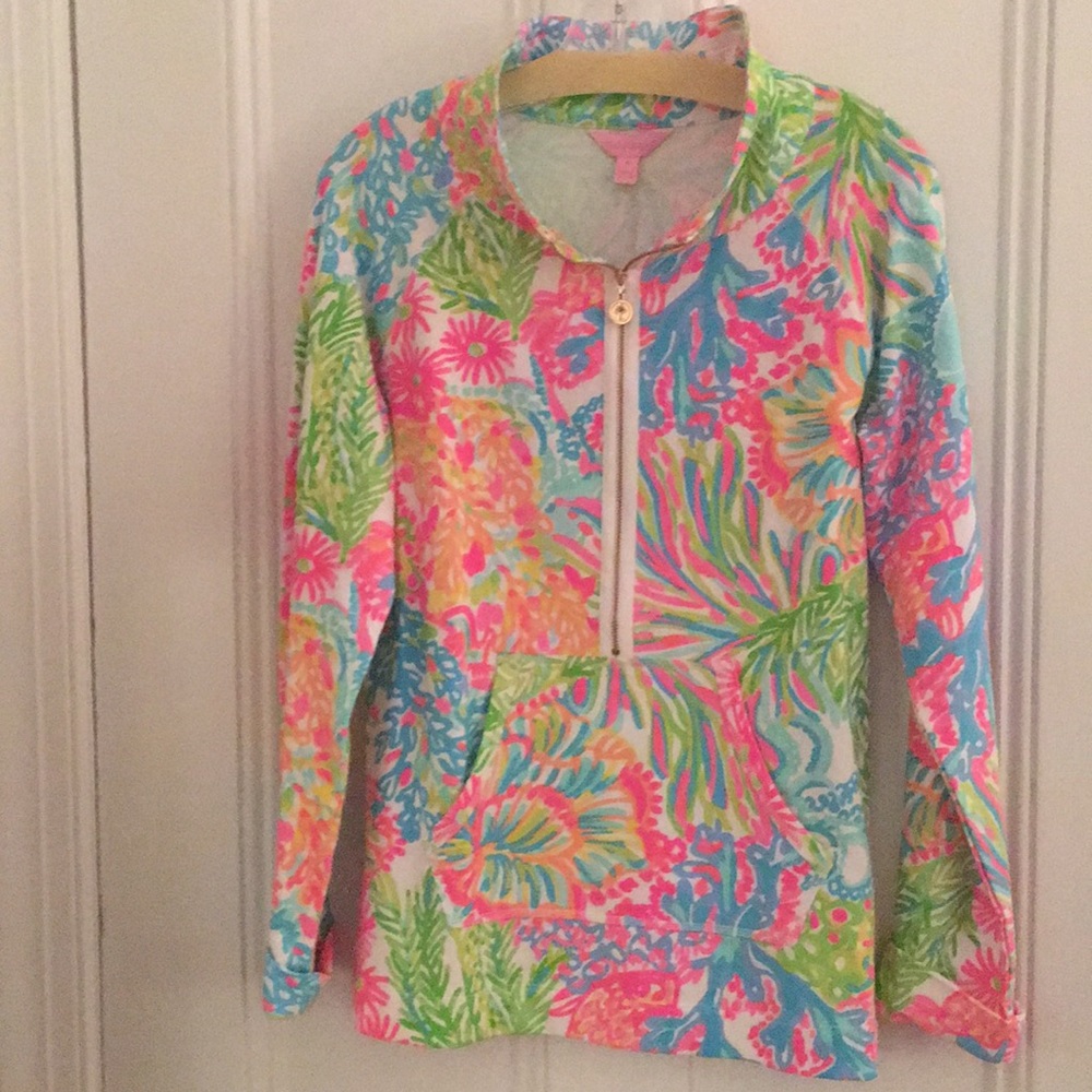 NWT Lilly Pulitzer Lovers Coral Popover Size M