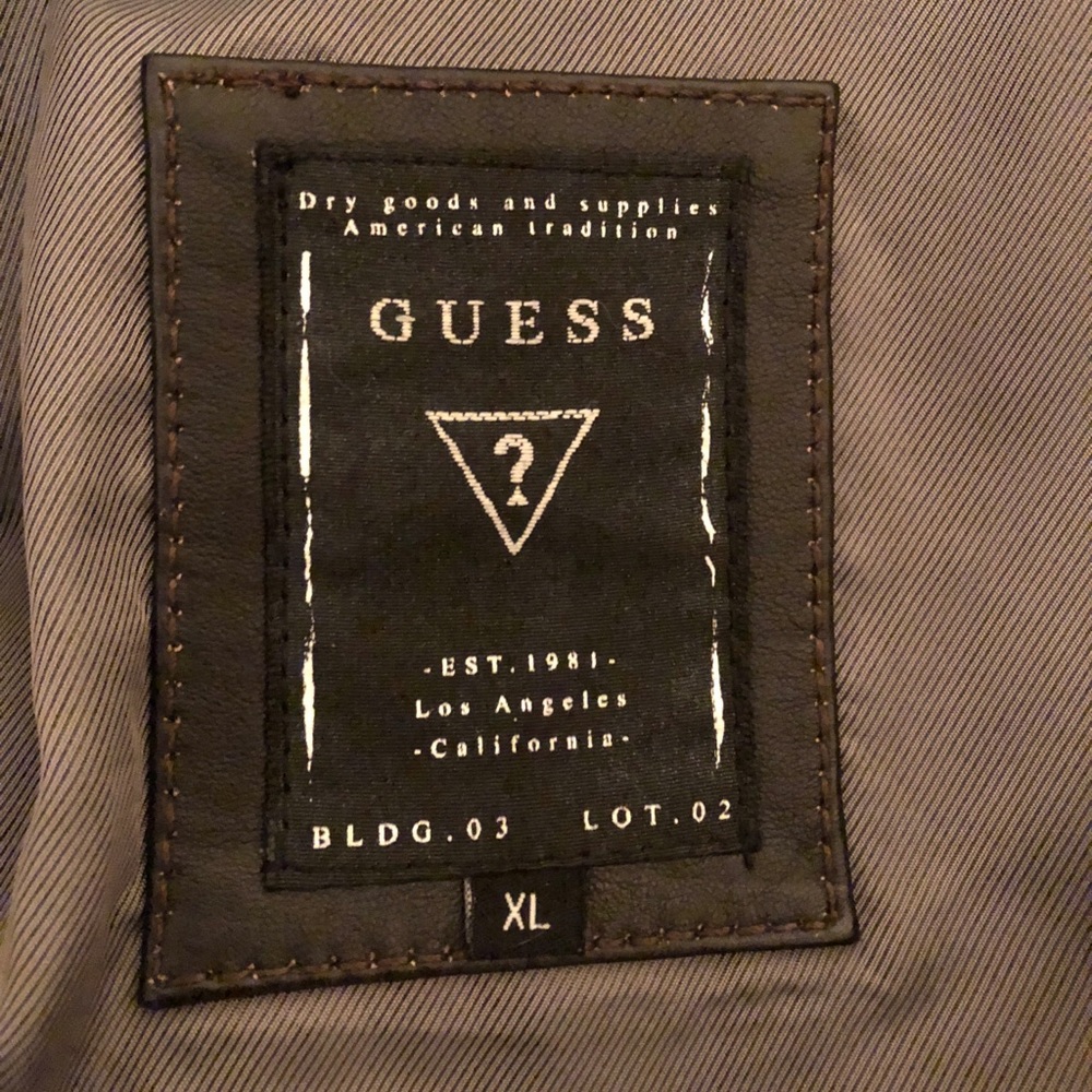 Guess Genuine Leather Jacket