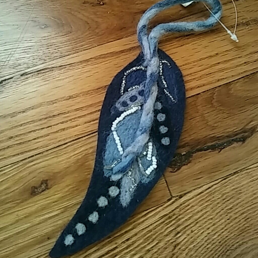 Handmade Newari Feather Ornament
