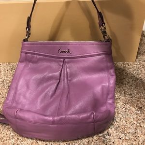 Coach lavender lilac shoulder bag / crossbody.
