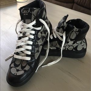 Coach high top sneakers