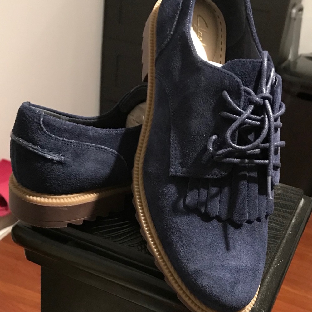 Blue Clark Shoes