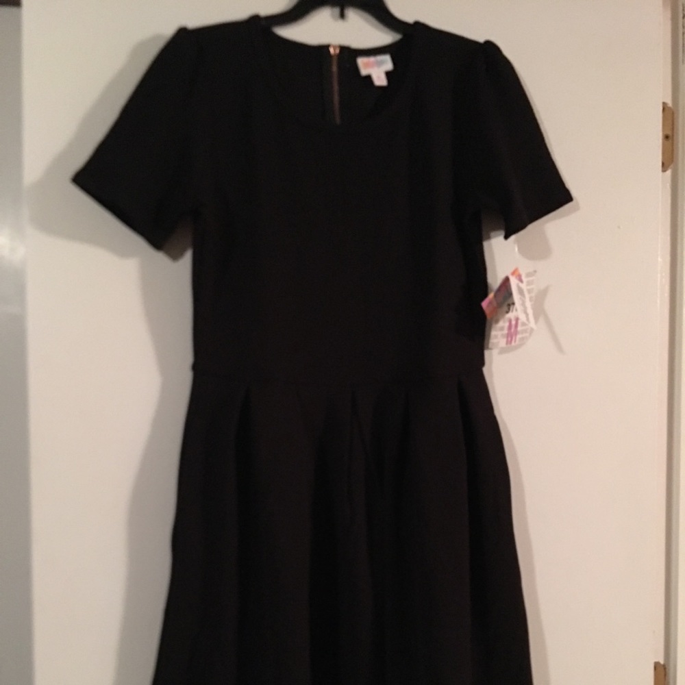Lularoe Noir Amelia Dress