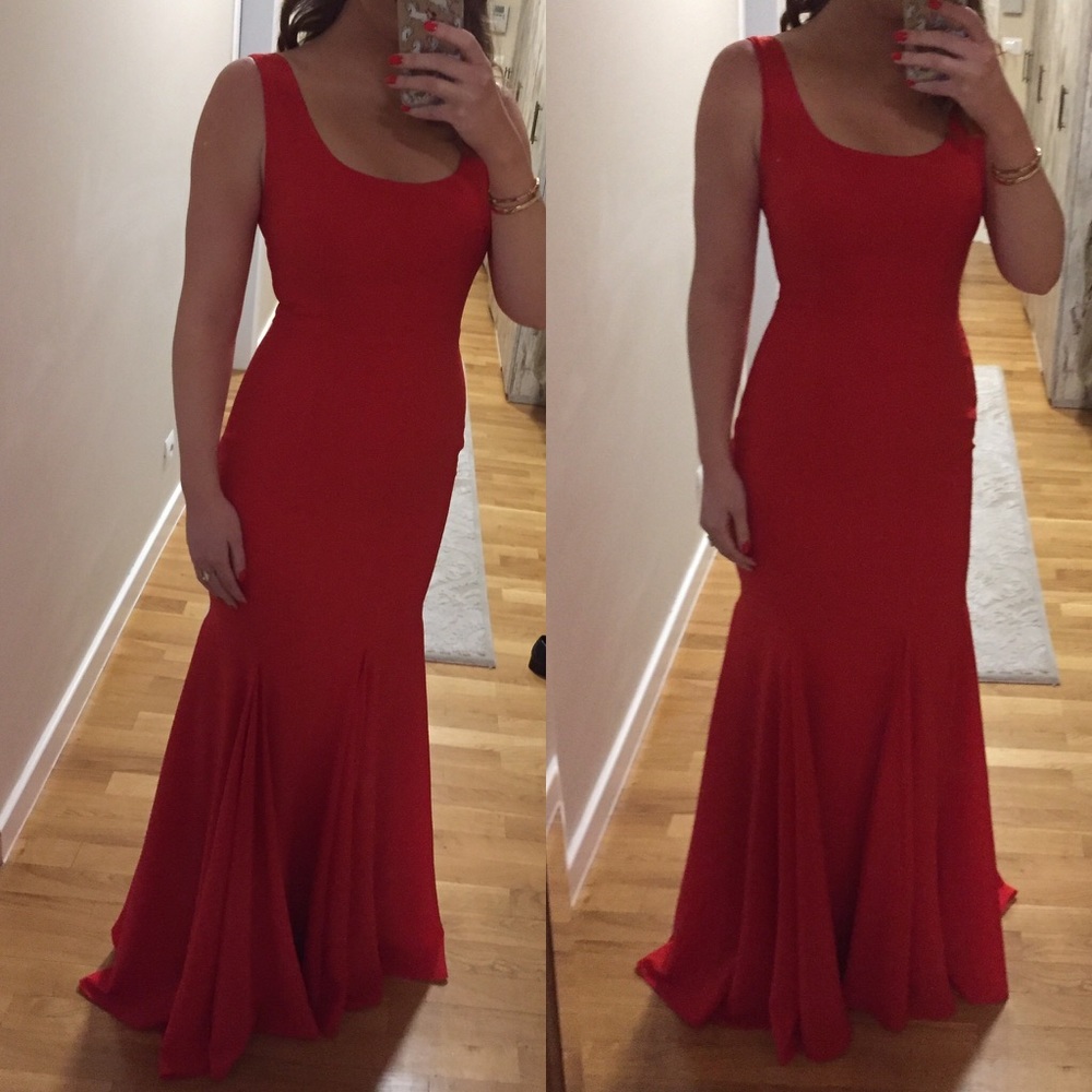 Red Mermaid Dress