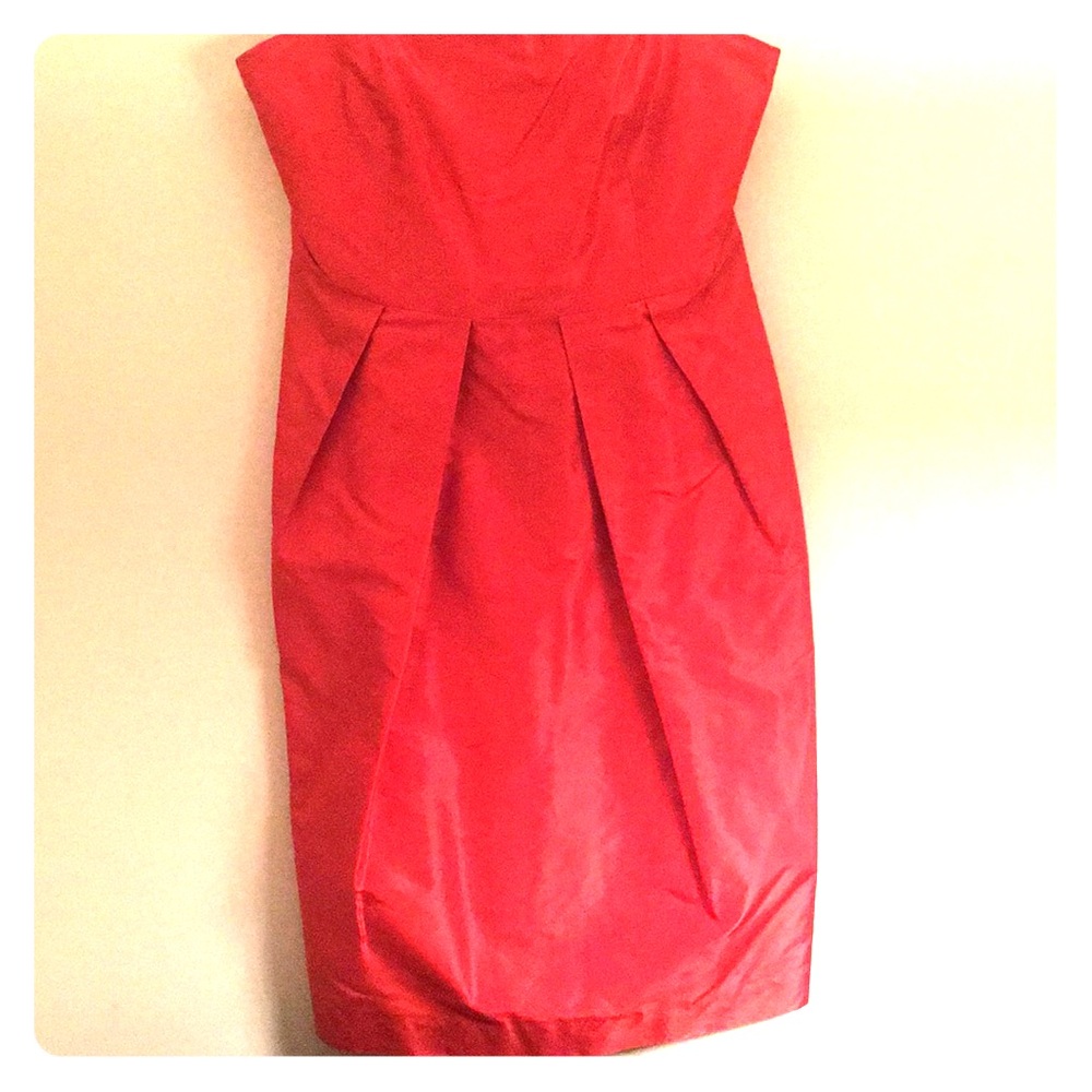 Amber Silk JCrew size 6 strapless dress