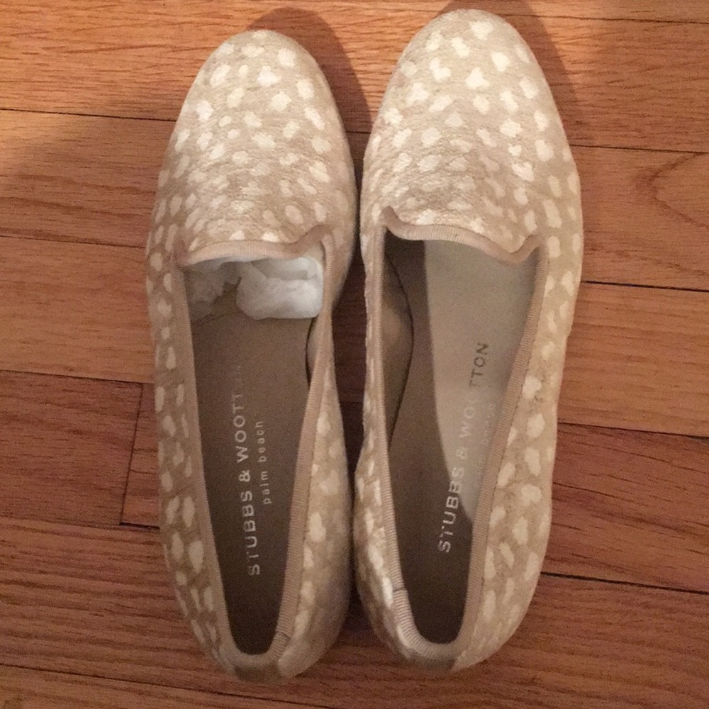 Never Worn Stubbs & Wooton Animal Print Loafer