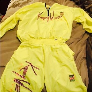 Vintage Surf Style - Neon Key West Jumpsuit