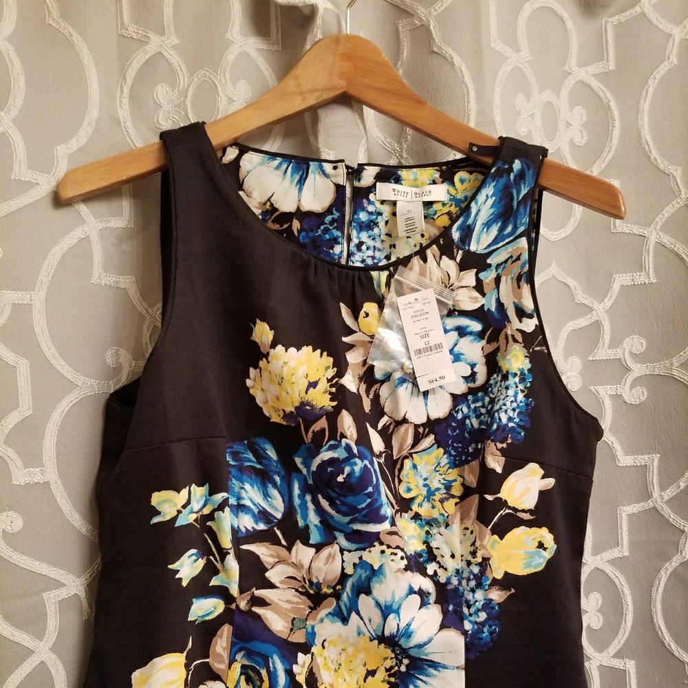 WHBM Flowered Sleeveless Shirt