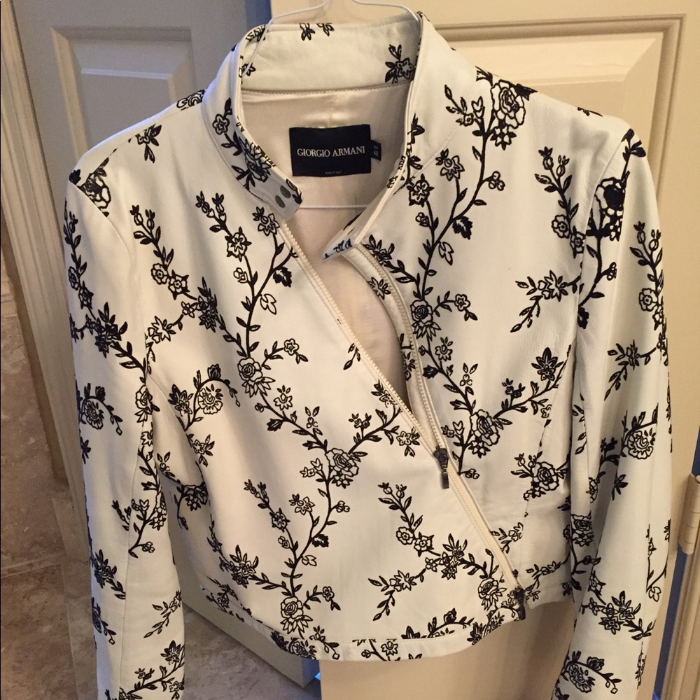 Giorgio Armani authentic leather jacket