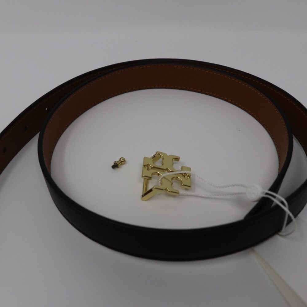 NWT Tory Burch Reversible Logo Belt 1.5 inch - Picture 3 of 8