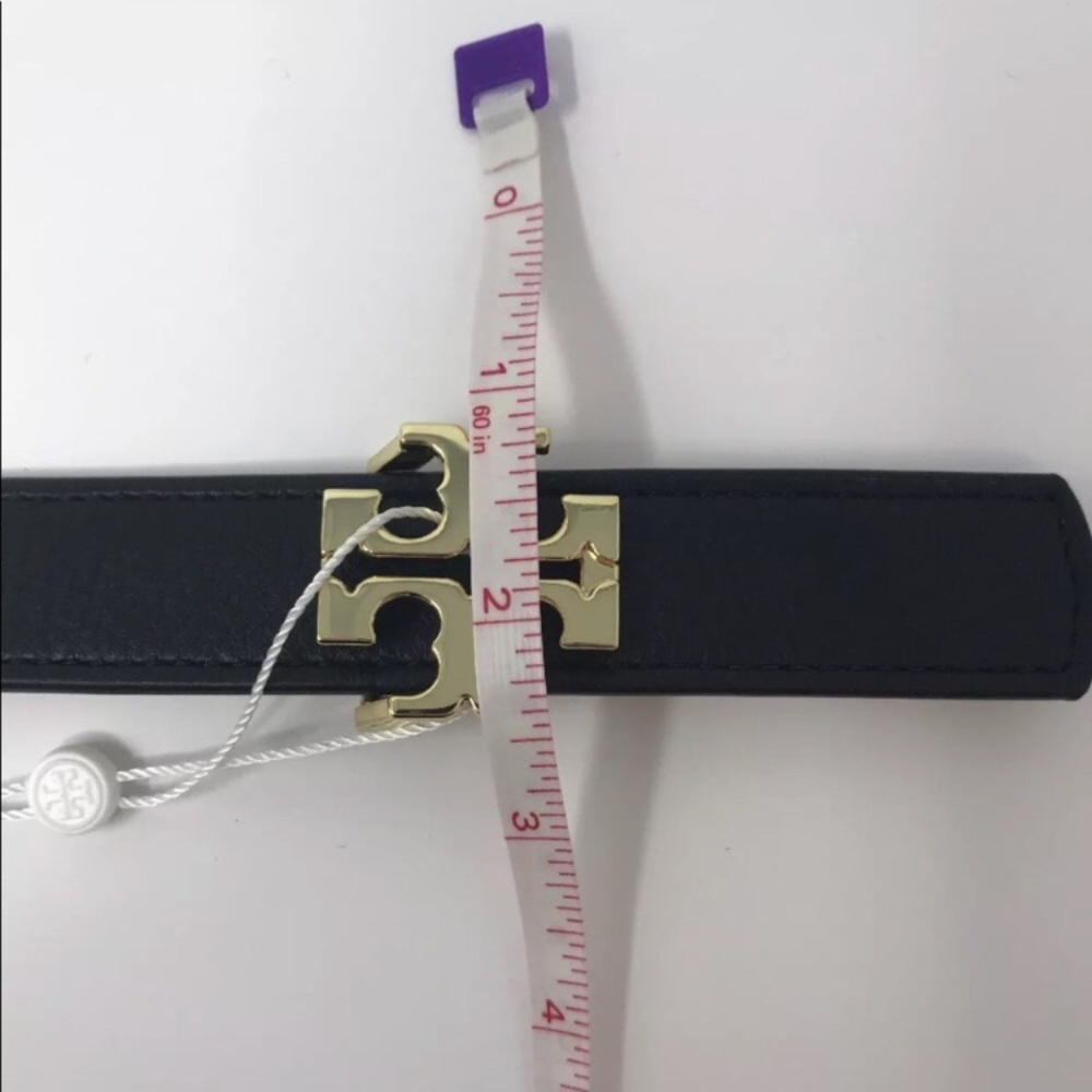 NWT Tory Burch Reversible Logo Belt 1.5 inch - Picture 4 of 8