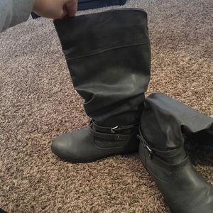 Grey Boots