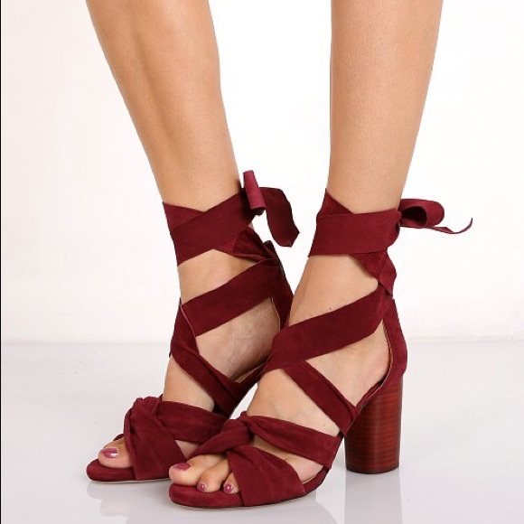RAYE Shoes - Raye Myra Heel in Red