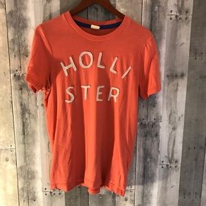 Peach Hollister Logo Shirt