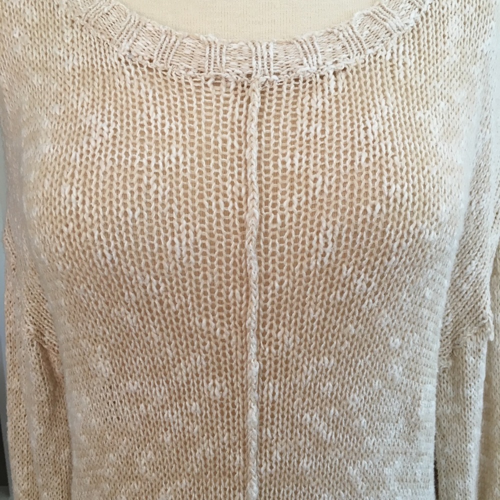 Olivia Sky Sweater with Lace Trim - Picture 2 of 6