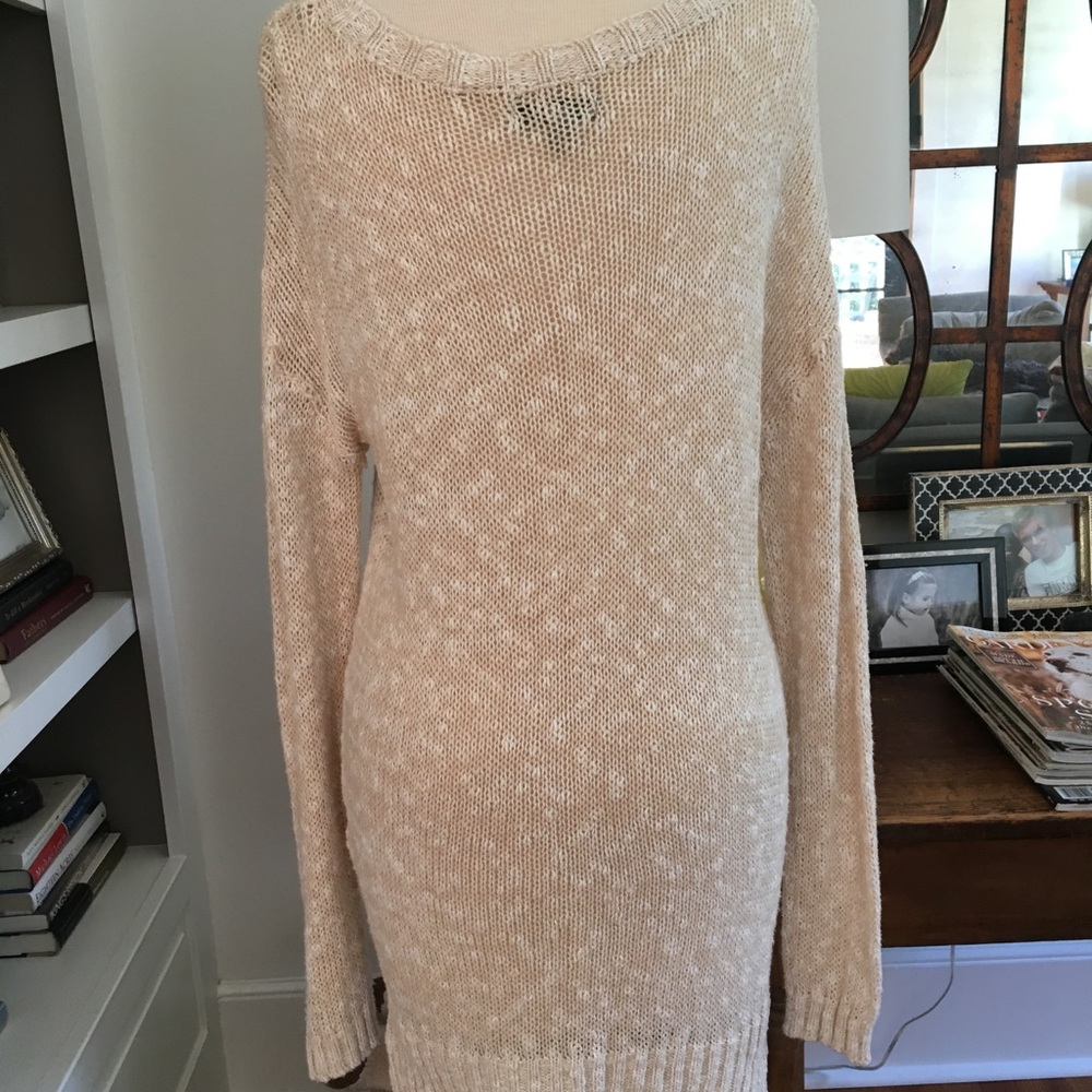 Olivia Sky Sweater with Lace Trim - Picture 5 of 6