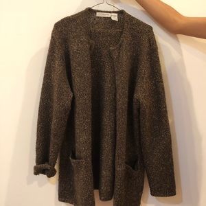 Liz Claiborne Brown Winter Sweater (L)