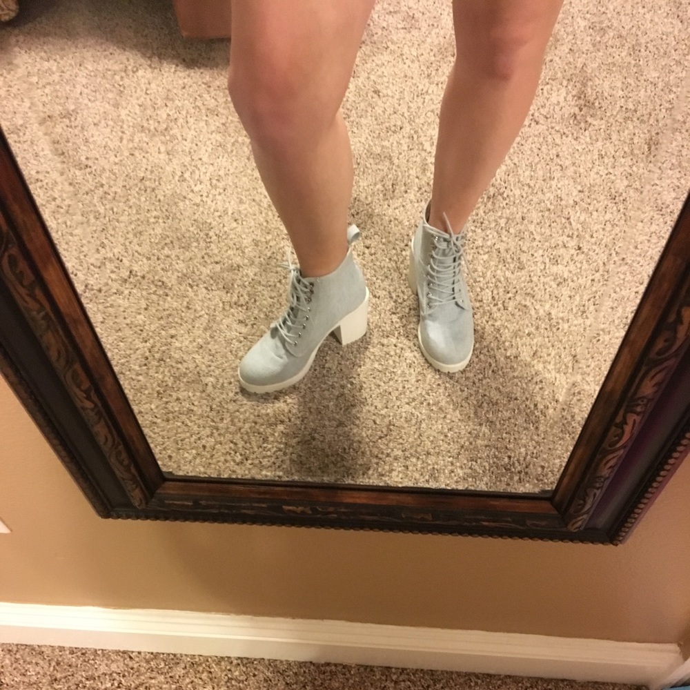 Call It Spring Platform Denim Shoes