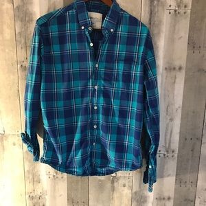 Blue Aeropostale Button-Up Shirt