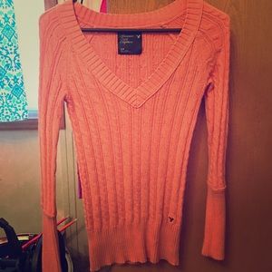 Coral American Eagle sweater