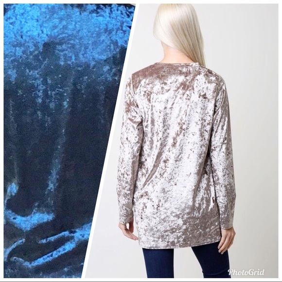 Runs Small 🌷 Teal Velvet Knot Tunic - Picture 4 of 5