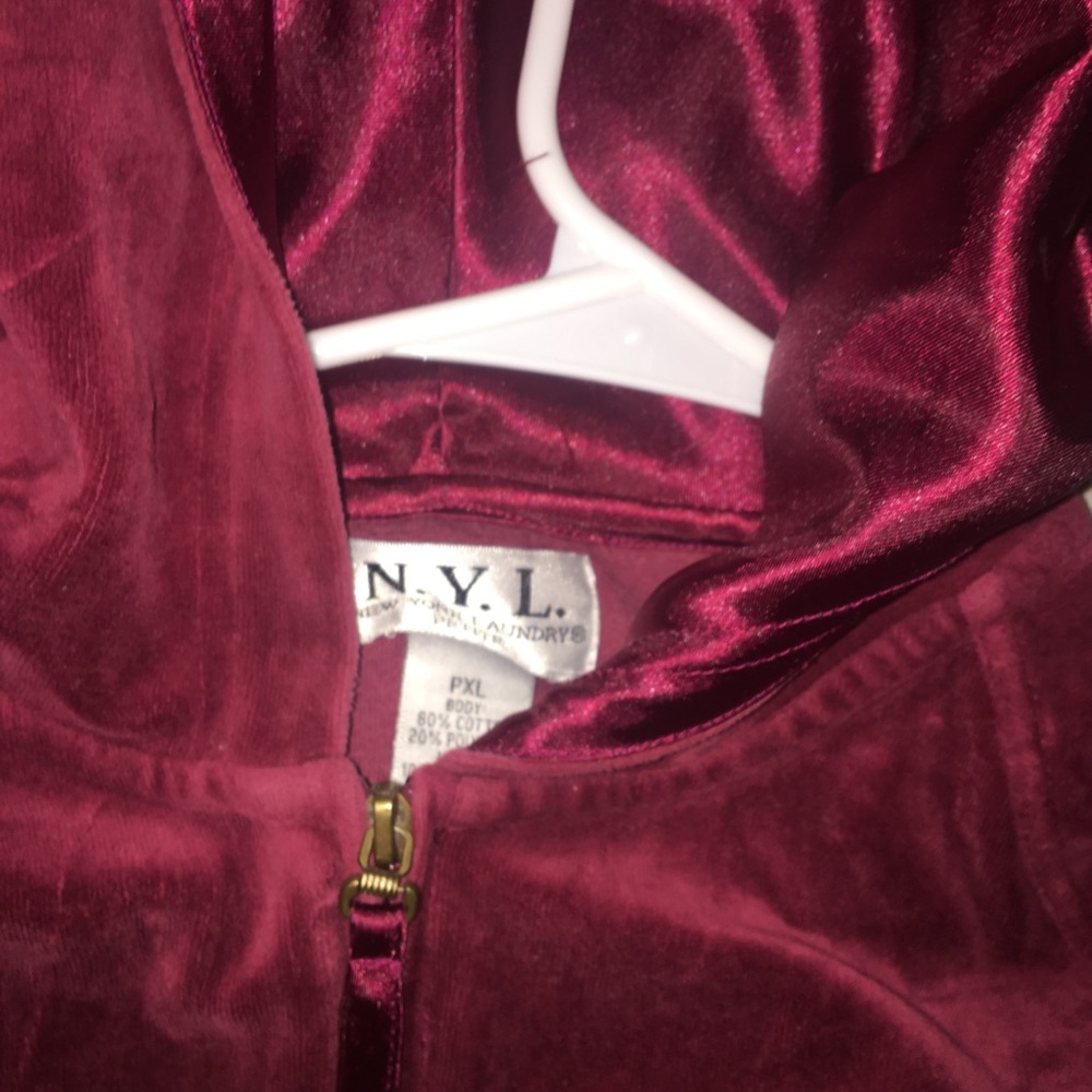 Velour hoodie