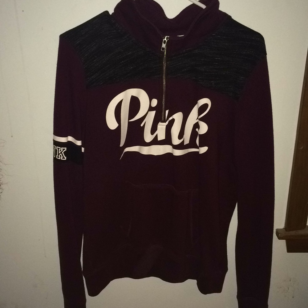 Half-zip PINK jacket