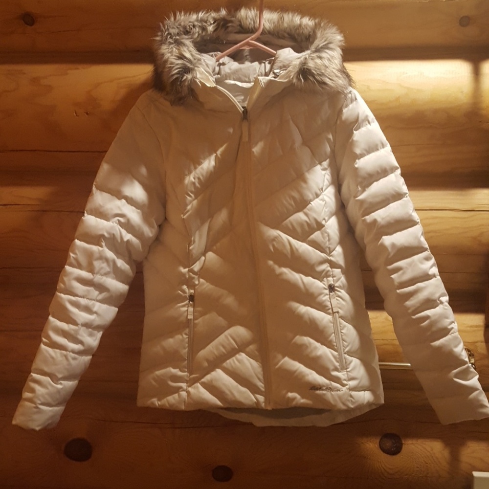 Down white coat