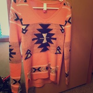 Tribal design sweater