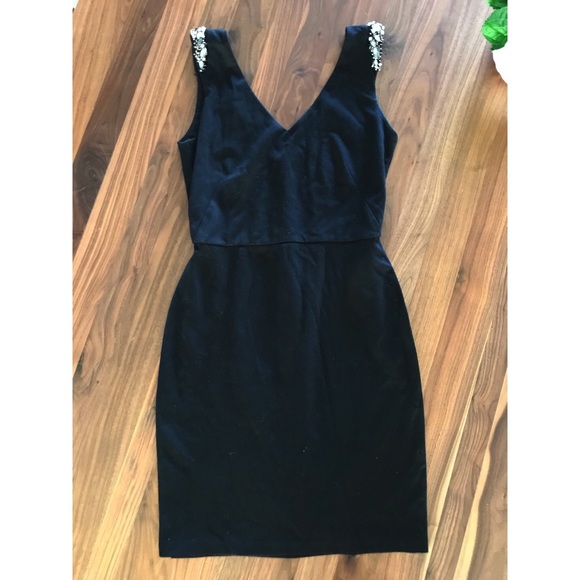 Aqua Black Dress - Picture 1 of 4