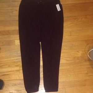 Maroon comfy pants