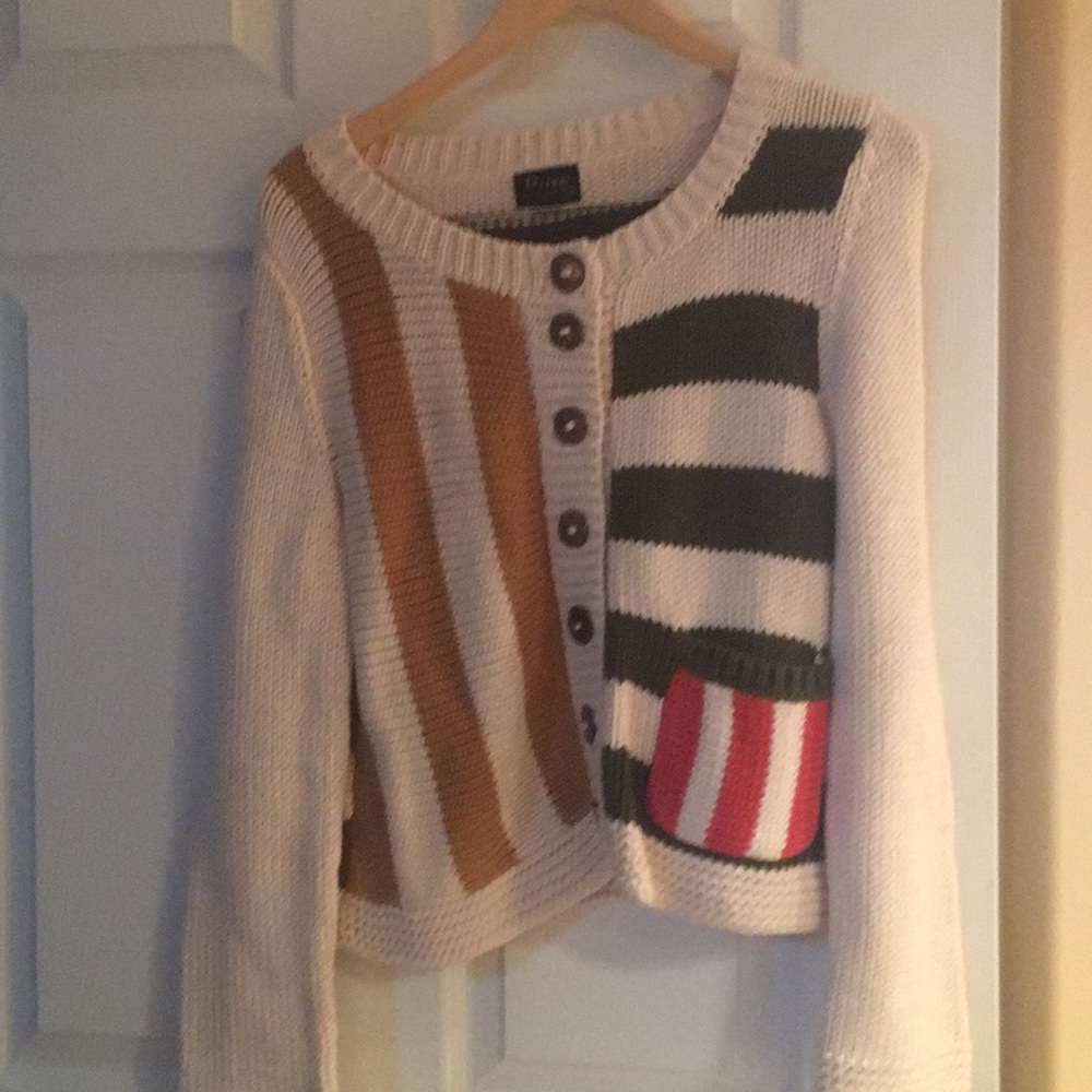 Cotton cardigan sweater