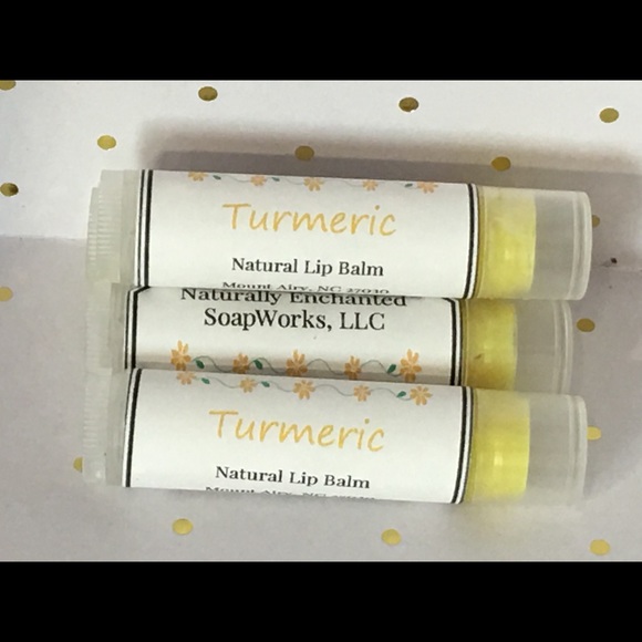 Natural Handmade Turmeric Lip Balm - Picture 3 of 6