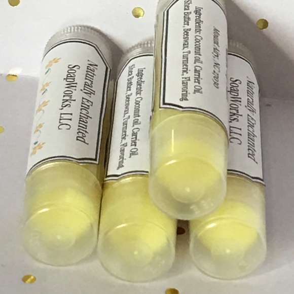 Natural Handmade Turmeric Lip Balm - Picture 4 of 6