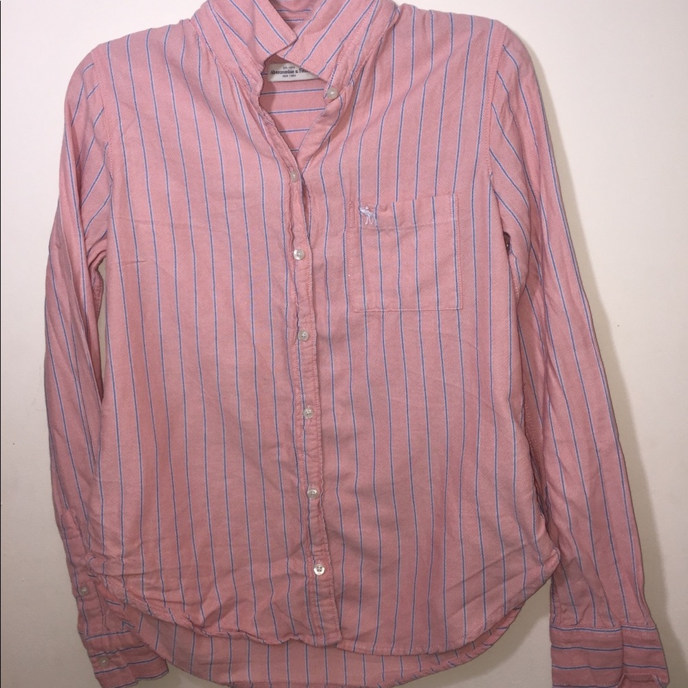 Abercrombie & Fitch pastel pick button down shirt