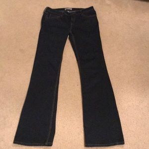 Banana Repub bootcut dark wash jeans