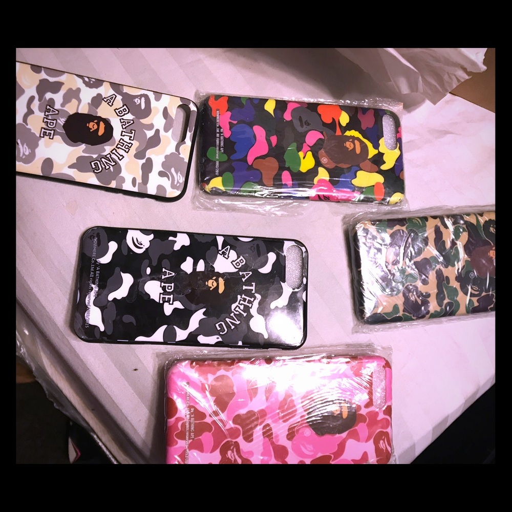 New iPhone 7 Plus cases A bathing Ape multiple