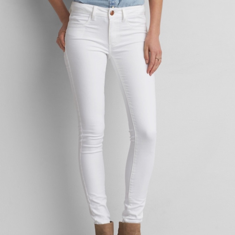 White jeggings