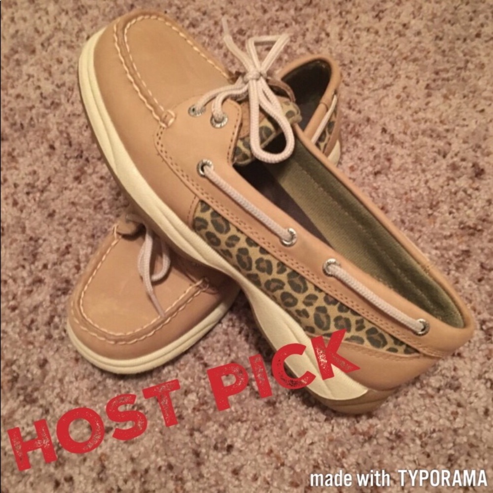 Sperry Top-Sider Leopard Shoes