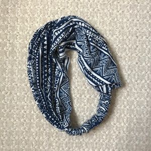 Blue and white bandana/headband
