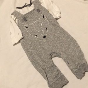 Darling fox overall outfit!