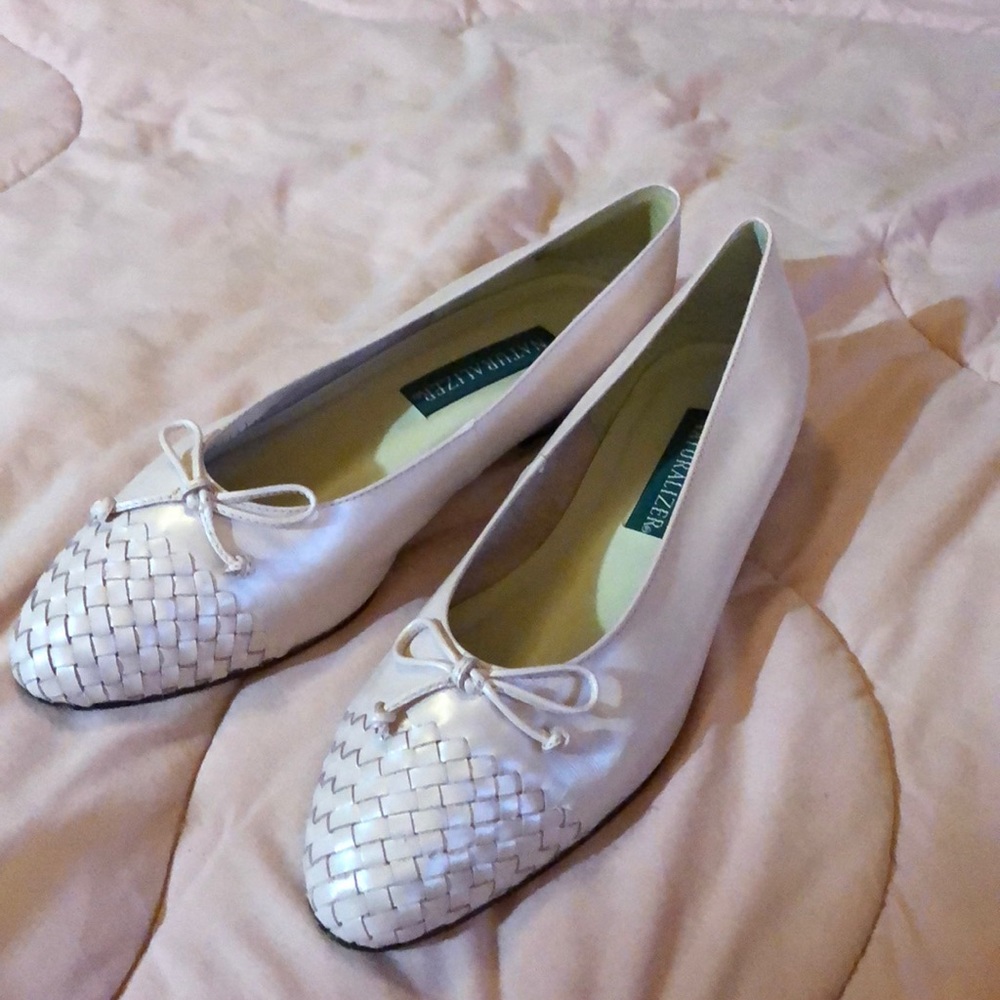 Vintage Naturalizer 9.5 pink pearlized shoes
