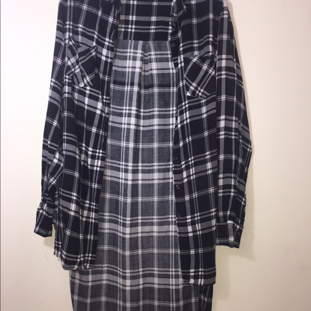 High low flannel