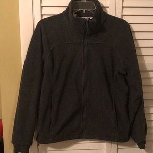 Gray zip up Columbia fleece