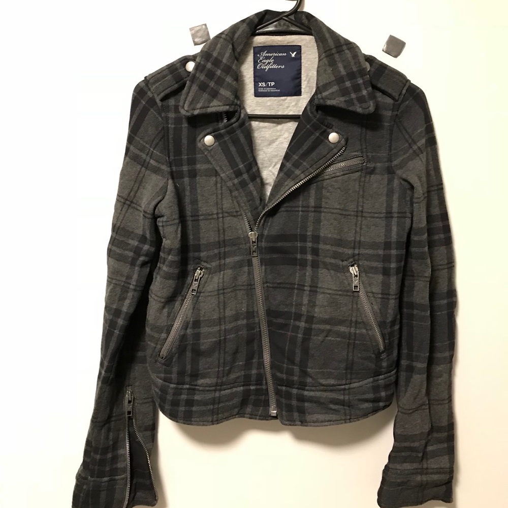 |American Eagle Plaid Jacket