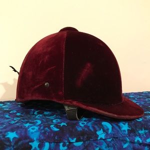 velvet horse back riding cap helmet 🐴