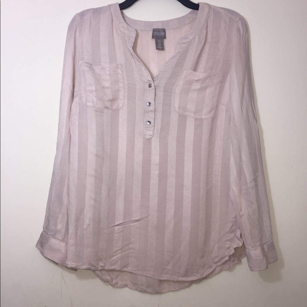 Stripped long sleeve shirt