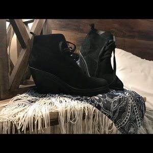 Black ankle boots