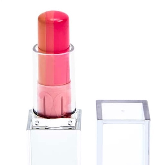 ❌Sold❌2pcs Ombré lipstick three tone effect multi - Picture 2 of 6